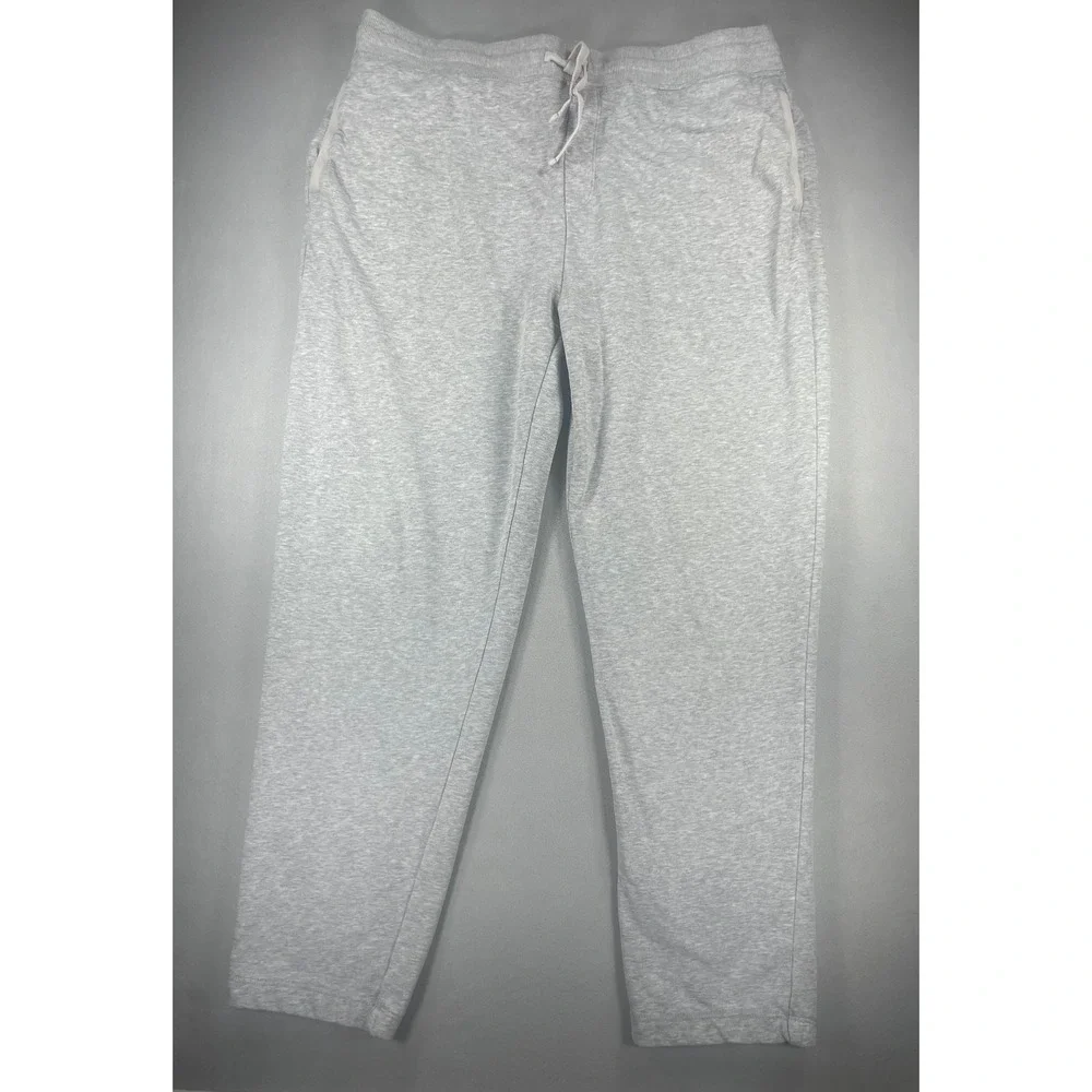 32 Degrees Heat Mens Gray Heather Jogger Pants XL Drawstring Pockets Lounge